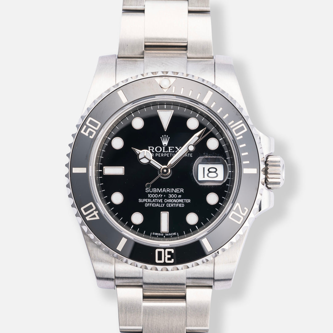 2013 Rolex Submariner Ceramic Ref. 116610LN with Box & Papers