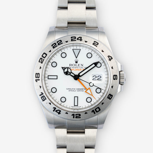 2017 Rolex Explorer II Ref. 216570 with Box & Papers