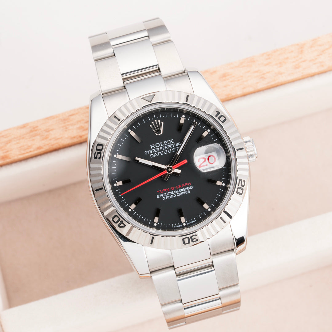 2007 Rolex Datejust Turn-O-Graph Ref. 116264 with Box & Papers