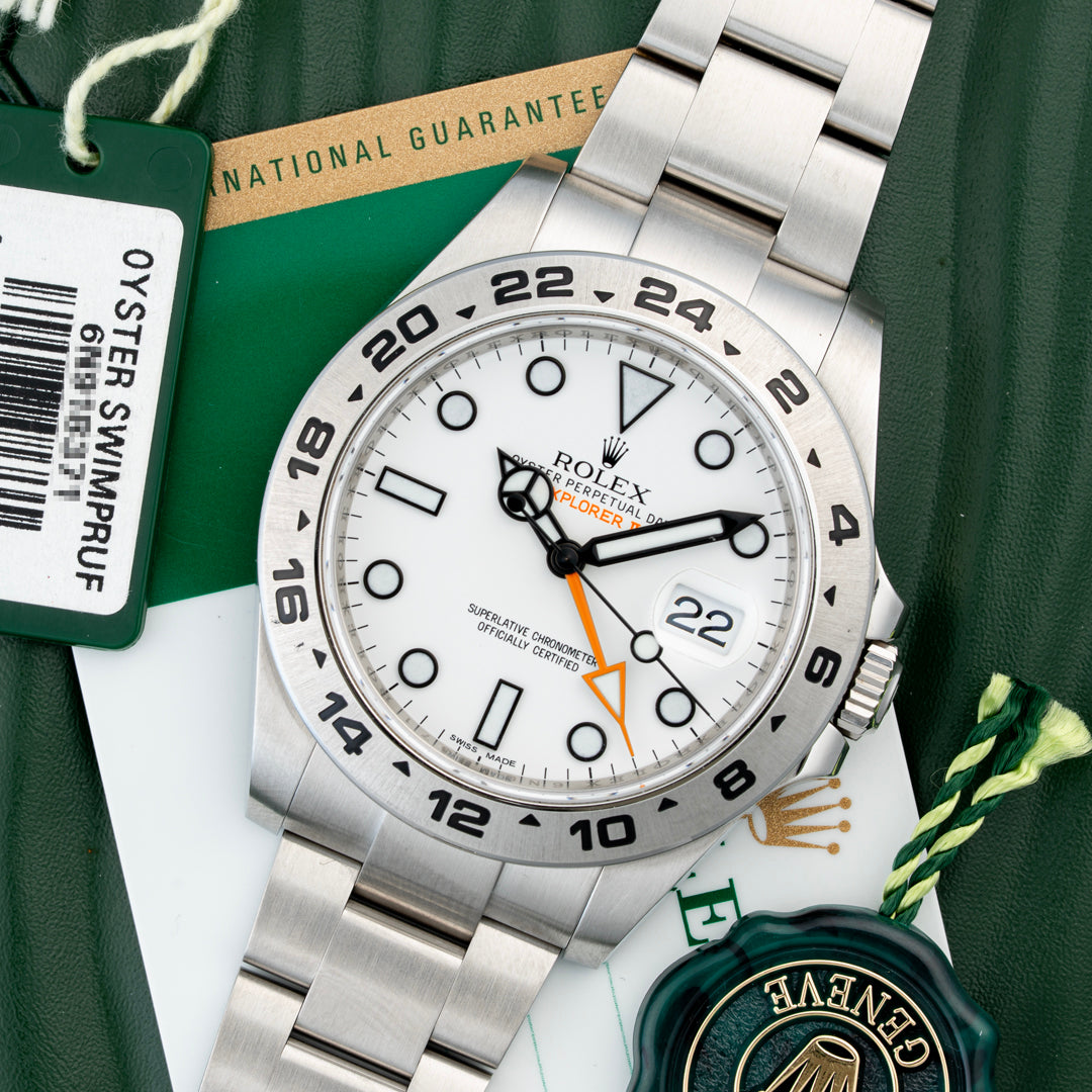 2017 Rolex Explorer II Ref. 216570 with Box & Papers