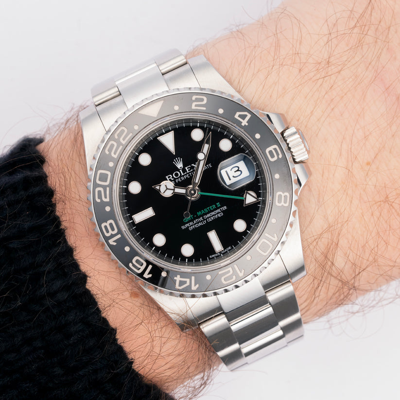 2013 Rolex GMT-Master II Ref. 116710LN with Box & Papers