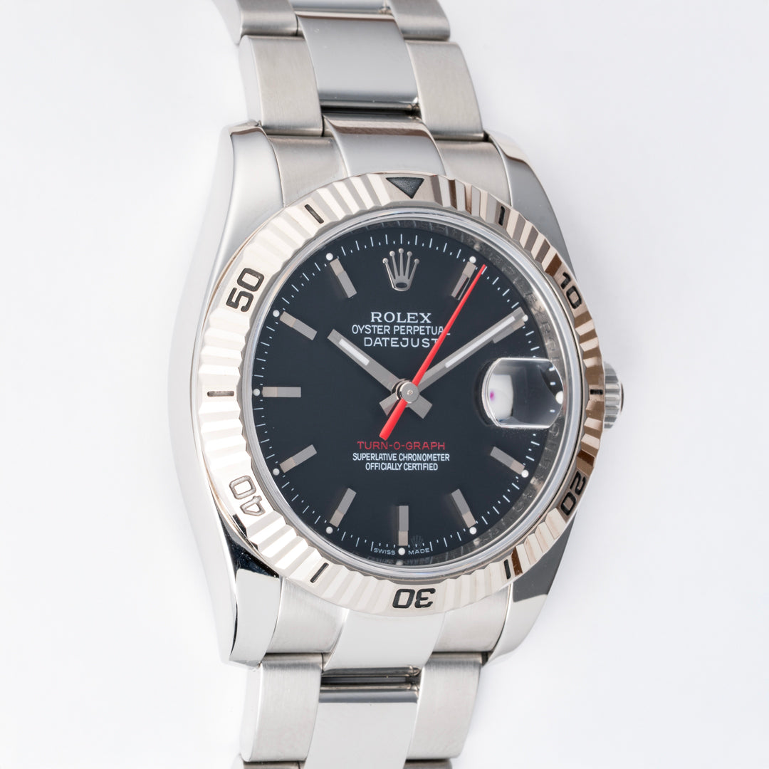 2008 Rolex Datejust Turn-O-Graph Ref. 116264 with Box & Papers