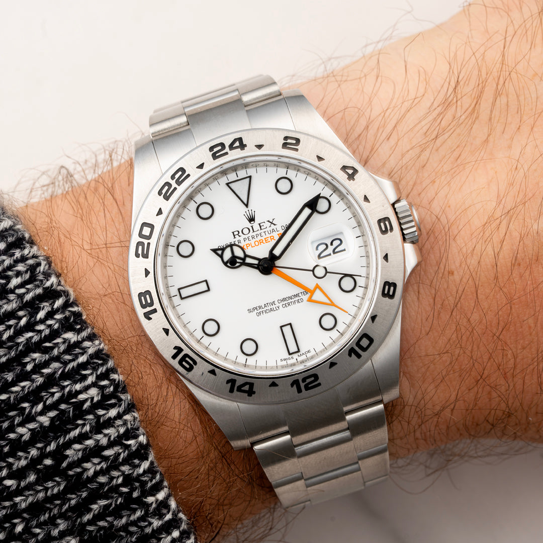 2017 Rolex Explorer II Ref. 216570 with Box & Papers