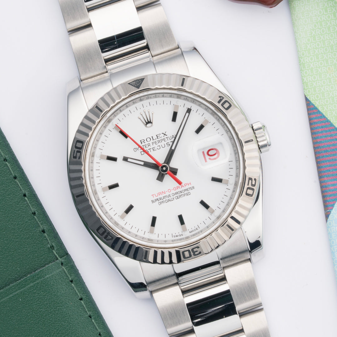 2007 Rolex Datejust Turn-O-Graph Ref. 116264 with Box & Papers