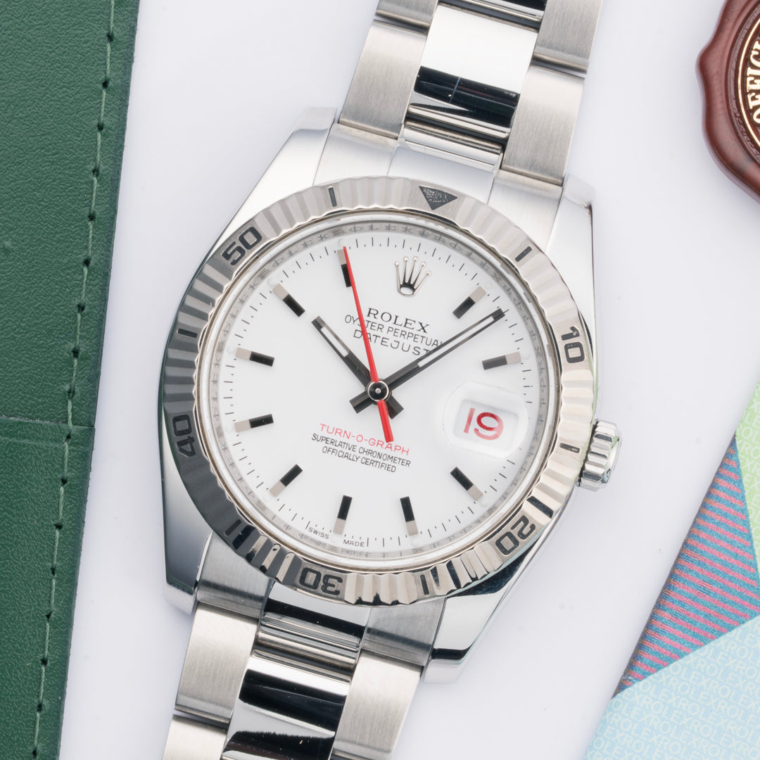 2007 Rolex Datejust Turn-O-Graph Ref. 116264 with Box & Papers