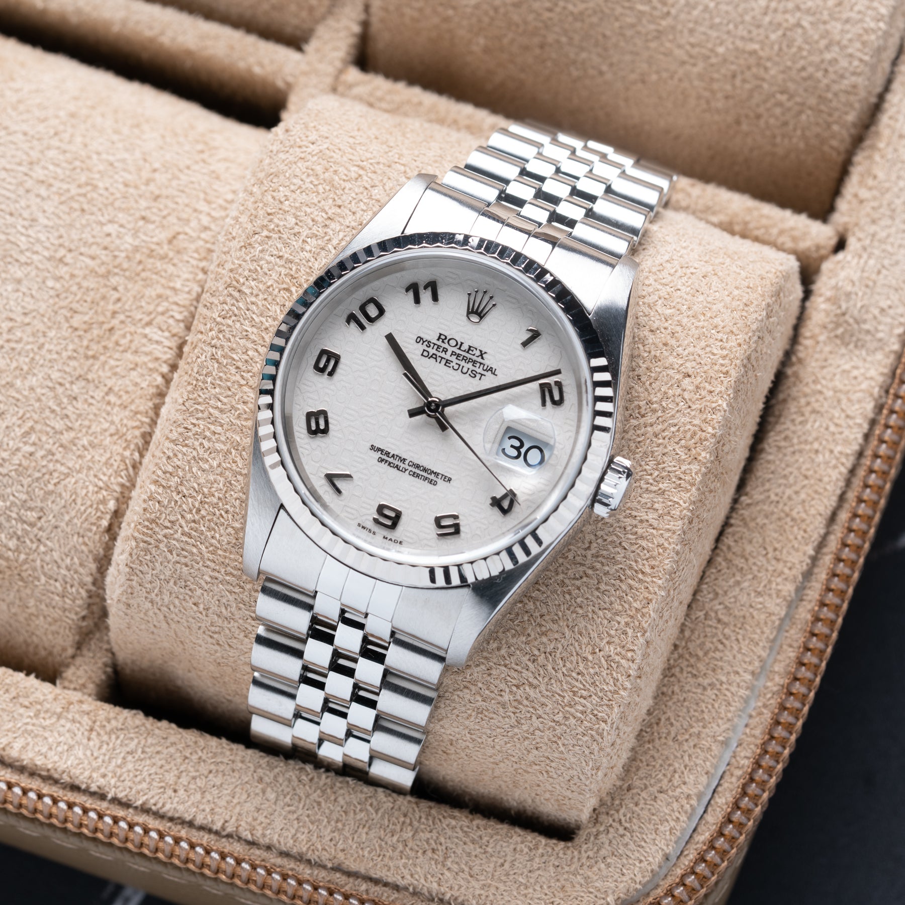1999 Datejust 16234 Arabic Numeral Anniversary Dial – Horology Hour