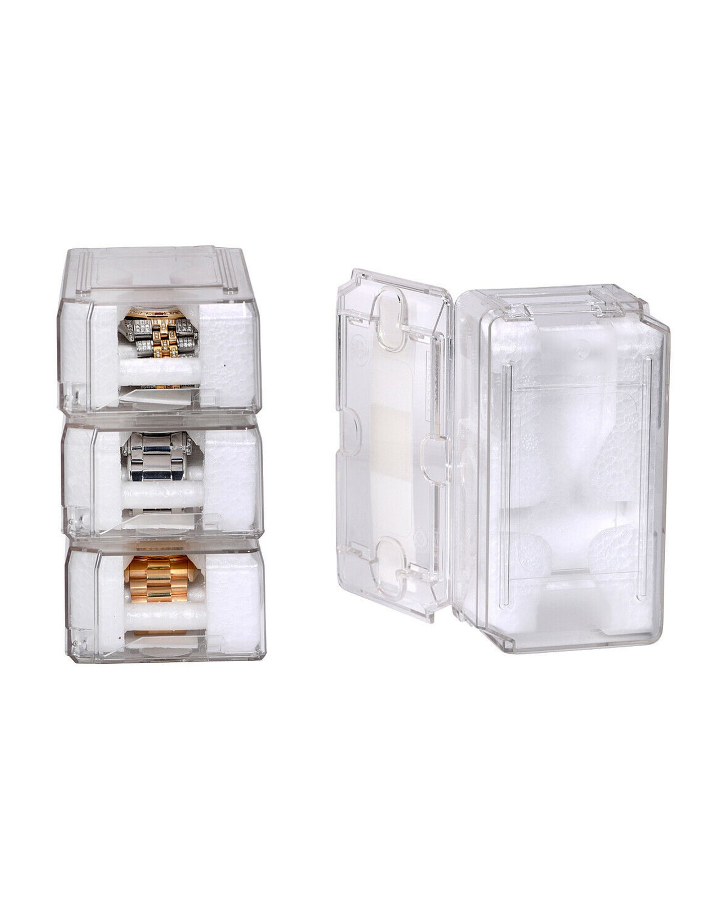 RSC Style Watch Box Travel Storage Containers (x2)